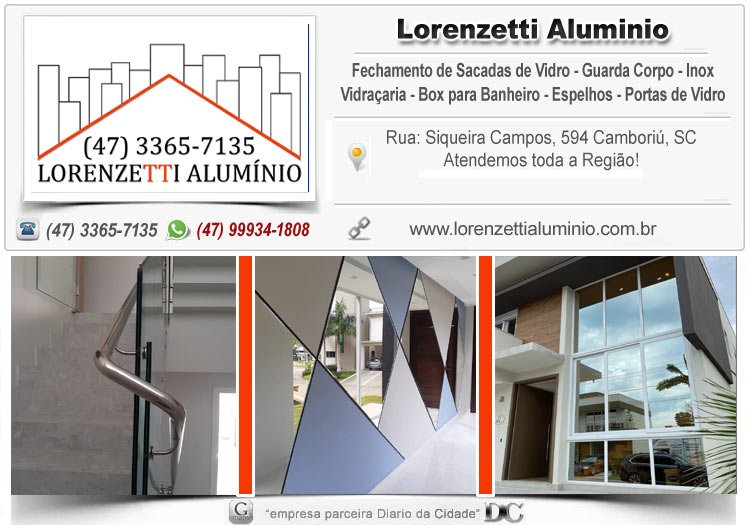lorenzetti aluminio vidros sacadas blindex box banheiro temperado espelhos bisotê sala banheiro fachadas pele de vidro balneario camboriu bc itajai itapema bombinhas porto belo
